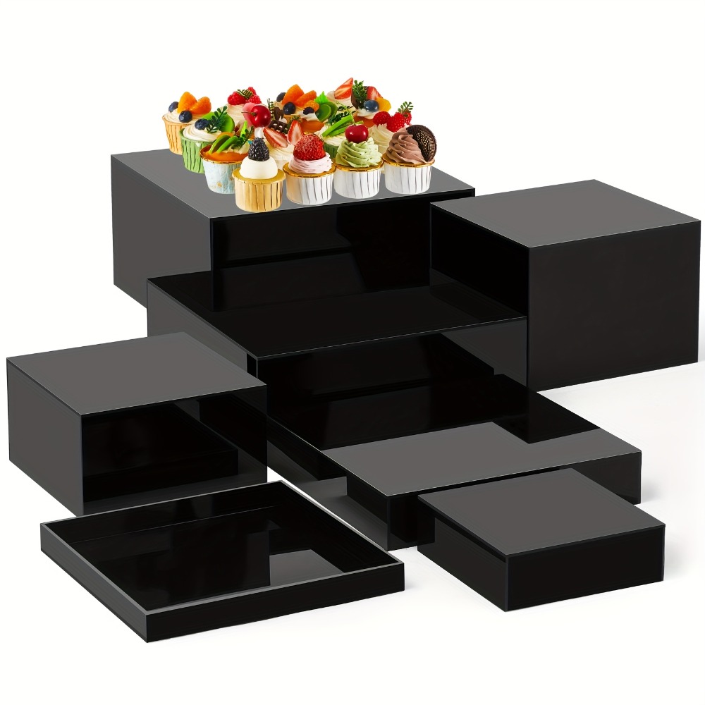 7pcs Buffet Risers Set Acrylic - Display Risers Set 리뷰 및 가격