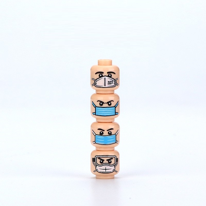 MOC City Face Heads Mini Actio - Lego Minifigure Holder 리뷰 및 가격
