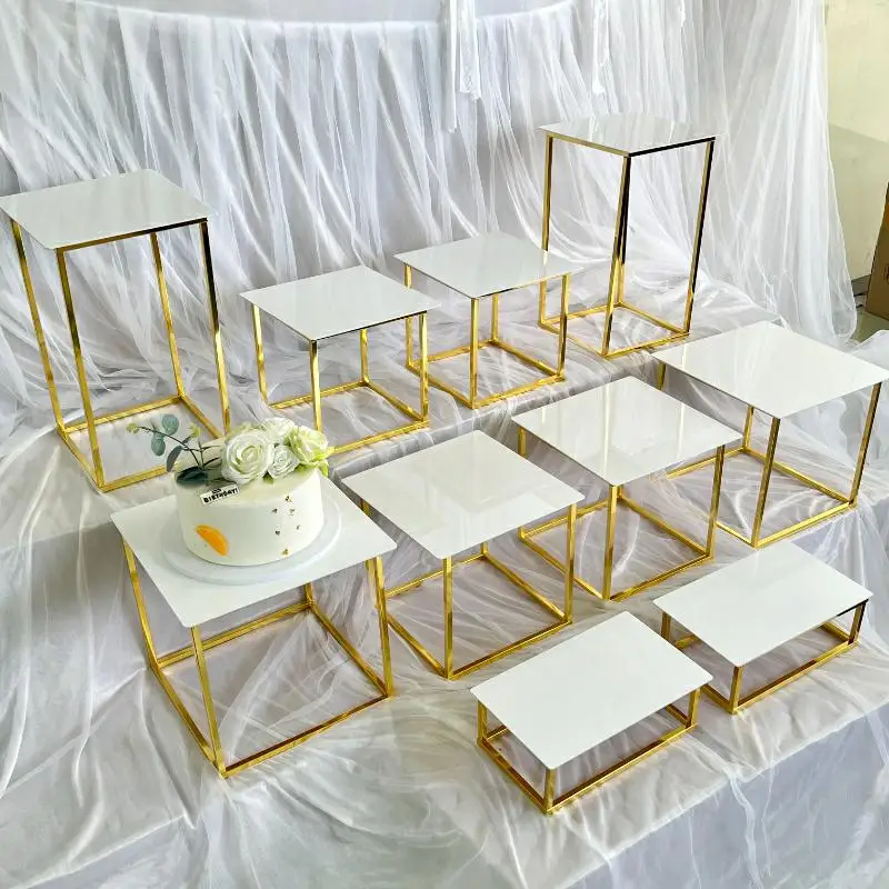 12-20 PCS Luxury Gold Frame Wh - Display Risers Set 리뷰 및 가격