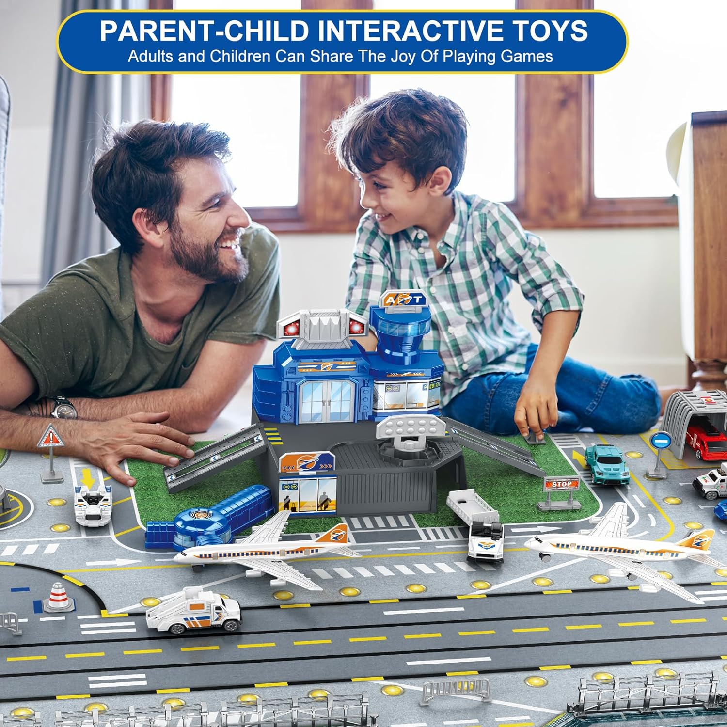 Children's Airport Scene Toy S - Model Airplane Plastic 리뷰 및 가격