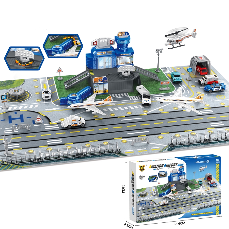Children's Airport Scene Toy S - Model Airplane Plastic 리뷰 및 가격