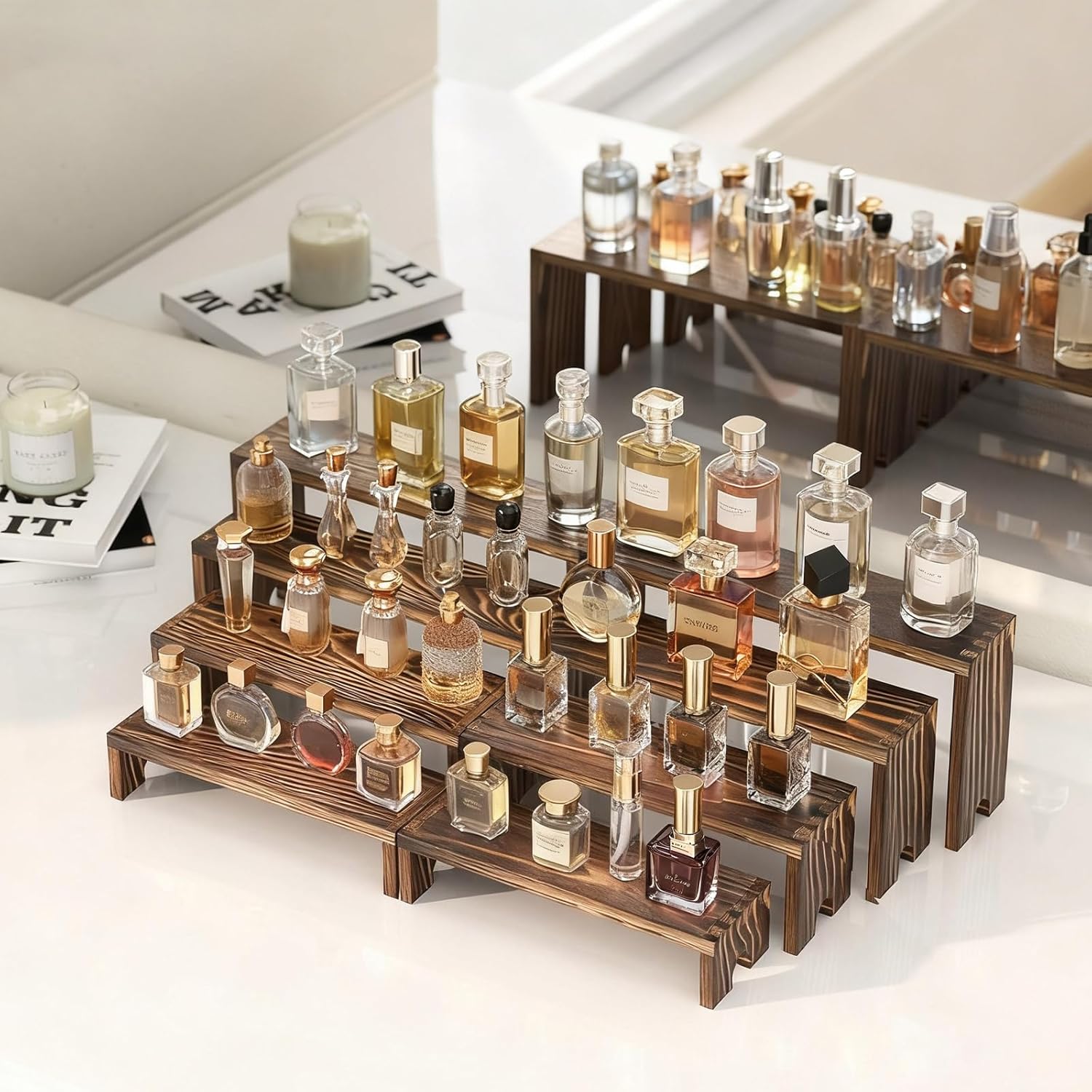 2 Tier Wooden Cupcake Stand Se - Display Risers Set 리뷰 및 가격