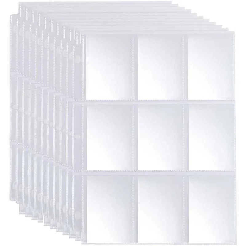 50pcs 9 Pocket Trading Gaming  - Card Penny Sleeve 리뷰 및 가격