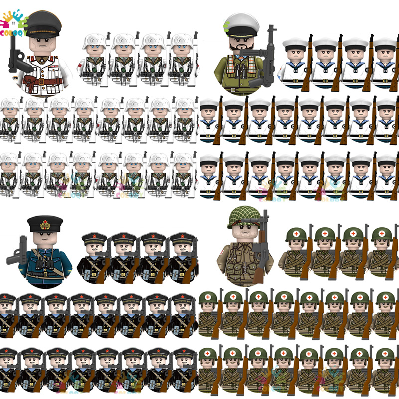 Kids Toys 21pcs/lot WW2 N001-N - Lego Minifigure Holder 리뷰 및 가격
