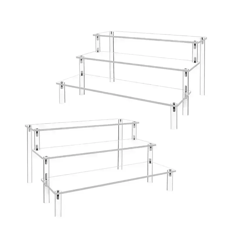 1-4 Tier Acrylic Display Stand - Pop Display Shelf 리뷰 및 가격