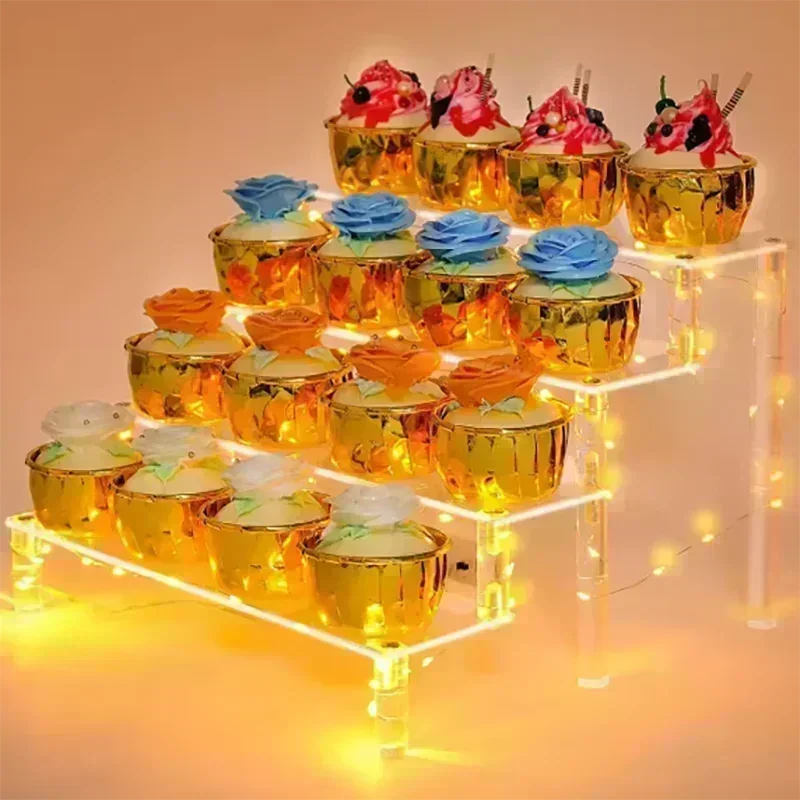 1-4 Tier Acrylic Display Stand - Pop Display Shelf 리뷰 및 가격