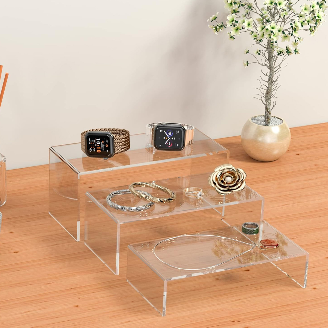3 pieces of acrylic display sh - Pop Display Shelf 리뷰 및 가격