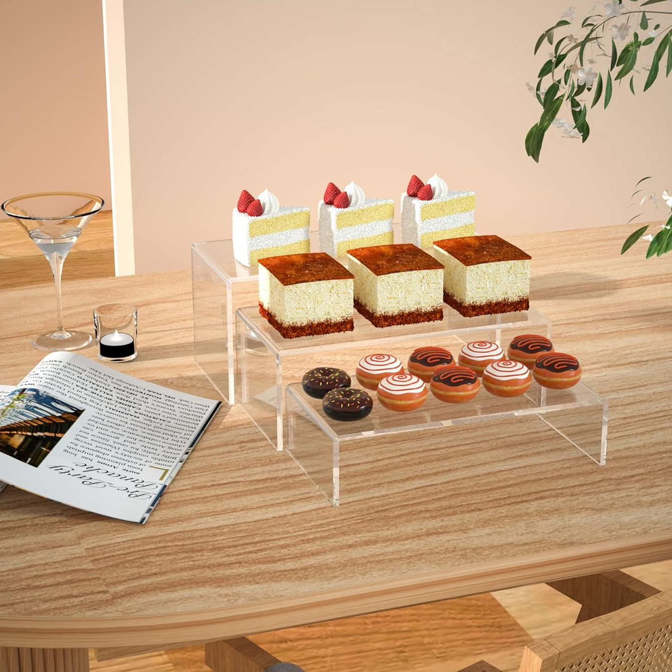 3 pieces of acrylic display sh - Pop Display Shelf 리뷰 및 가격