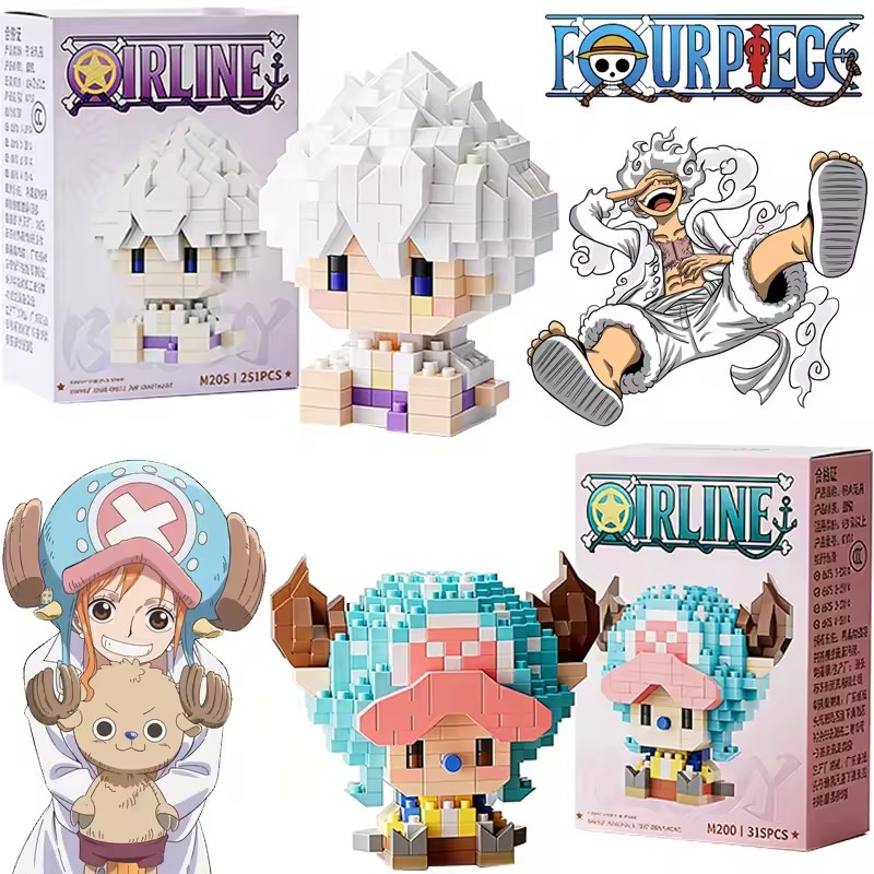 One Piece Anime Sun God Nika L - Building Block Mini 리뷰 및 가격