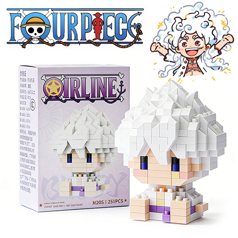 One Piece Anime Sun God Nika L - Building Block Mini 리뷰 및 가격
