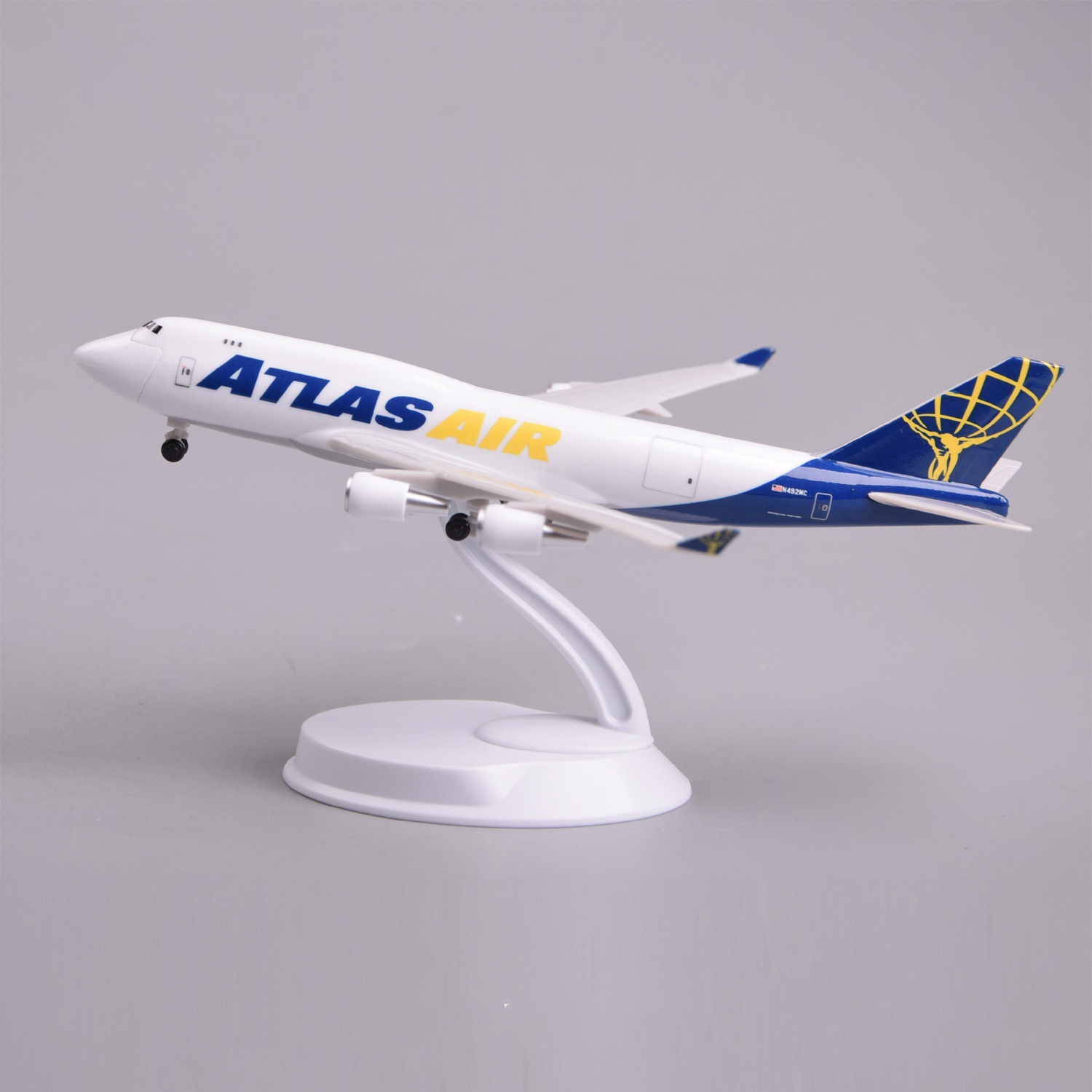 B747 Atlas Airways ABS 20cm Di - Model Airplane Plastic 리뷰 및 가격