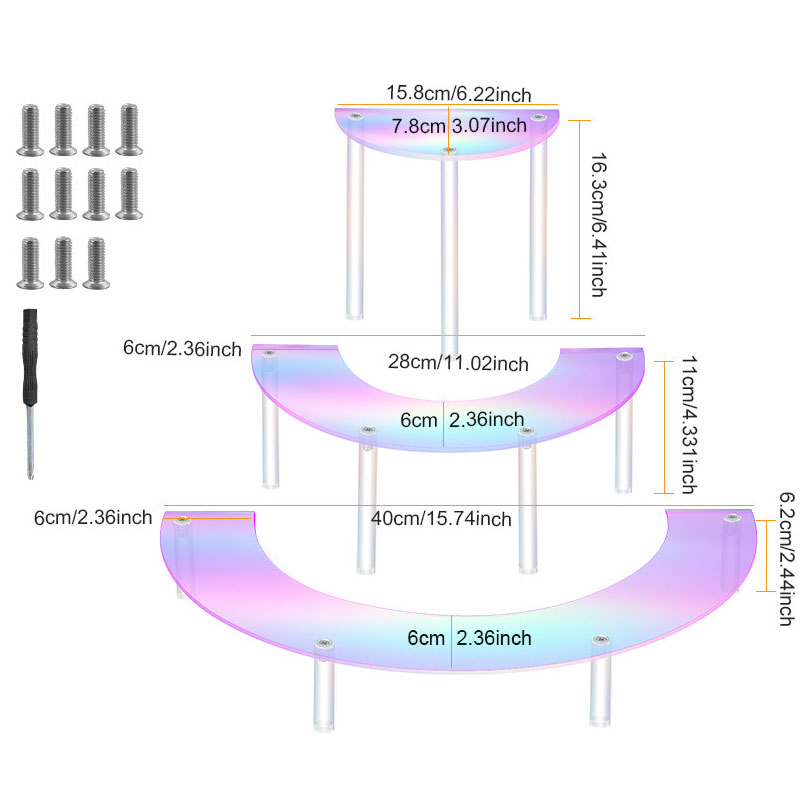 1 set 3 Tier Acrylic Display R - Display Risers Set 리뷰 및 가격
