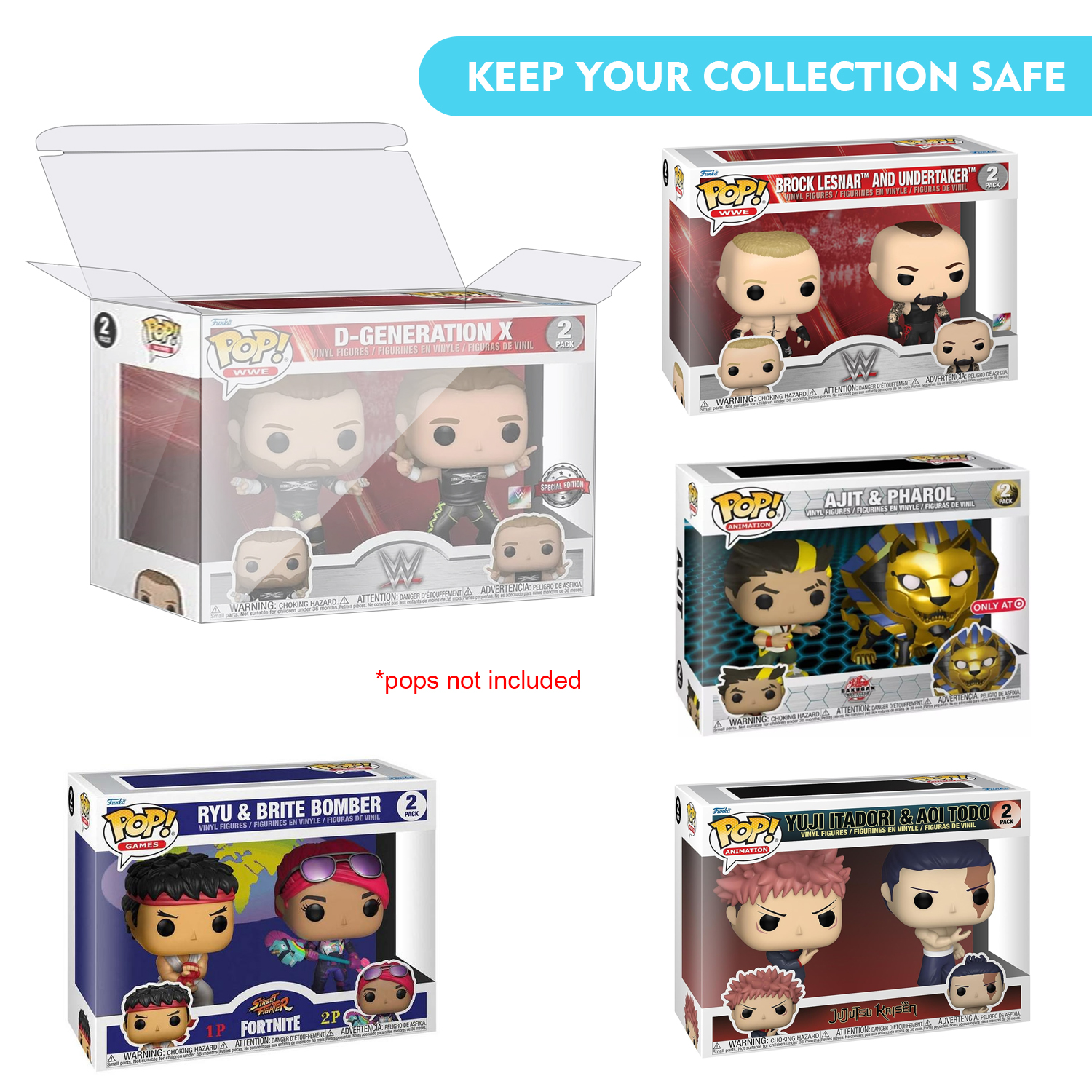 HIGOPLAY 2 in 1 Pack Protectiv - Funko Pop Protector 리뷰 및 가격