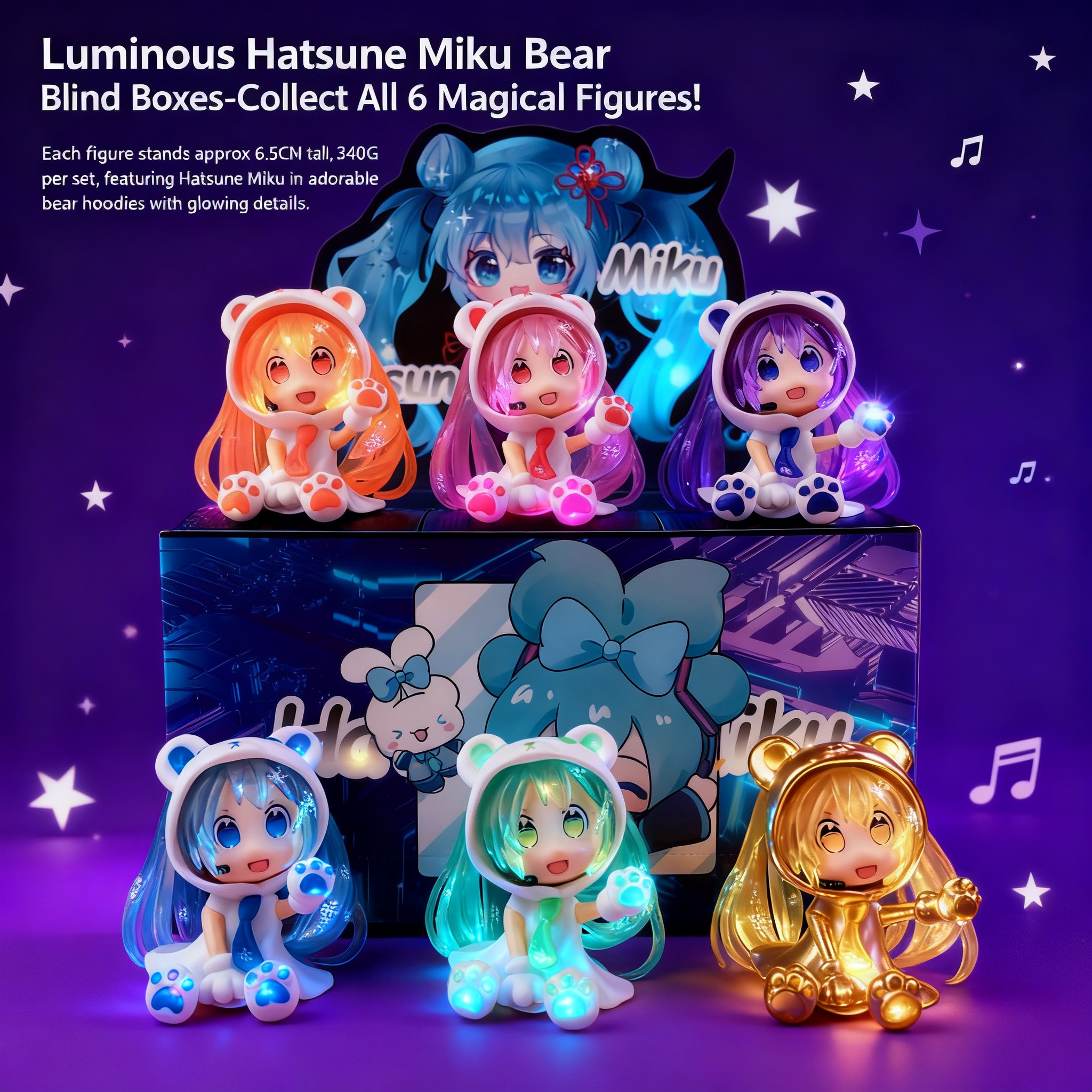 Glow in the Dark Hatsune Miku  - Capsule Toy Gashapon 리뷰 및 가격
