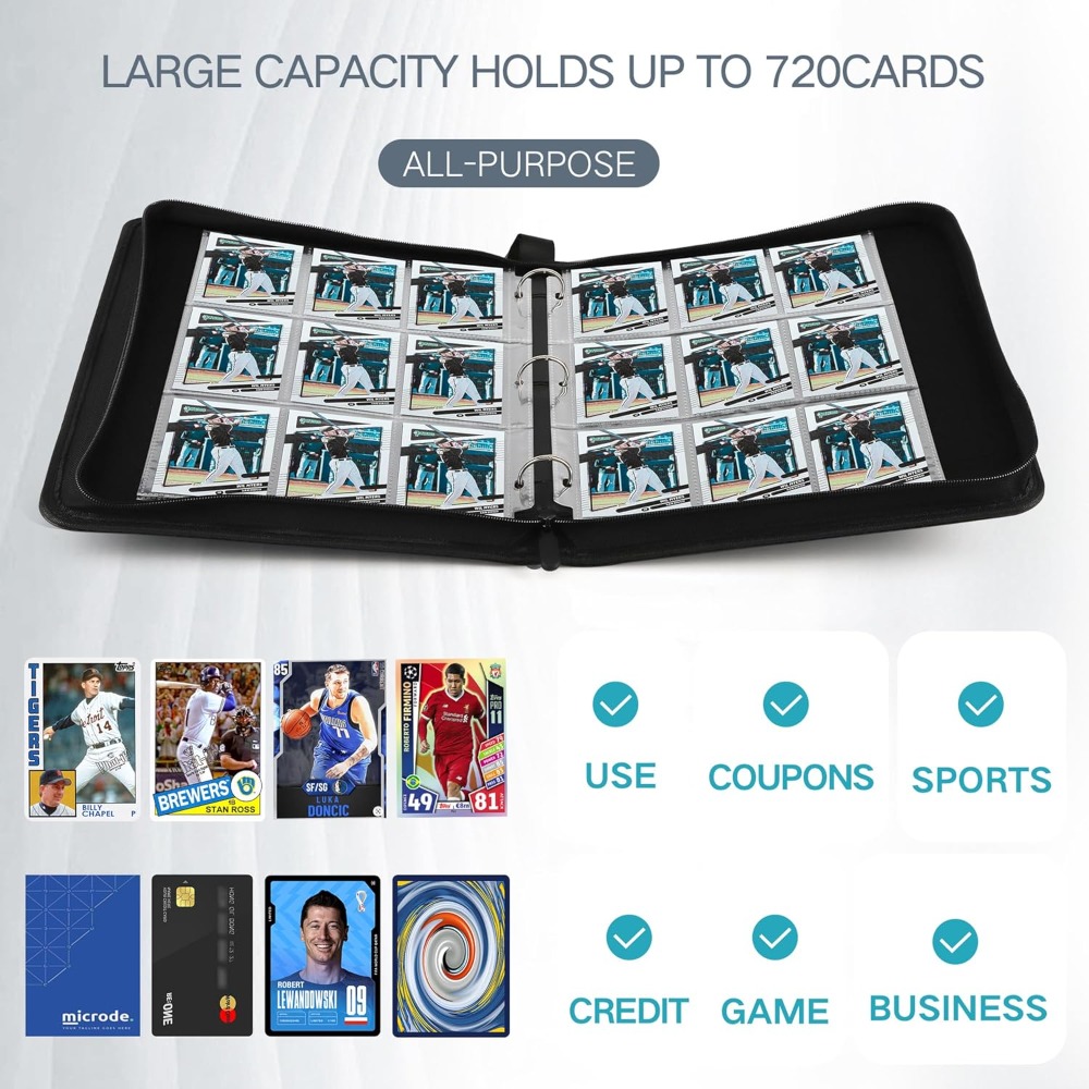 Premium 720 Double Sided Pocke - Trading Card Binder 리뷰 및 가격