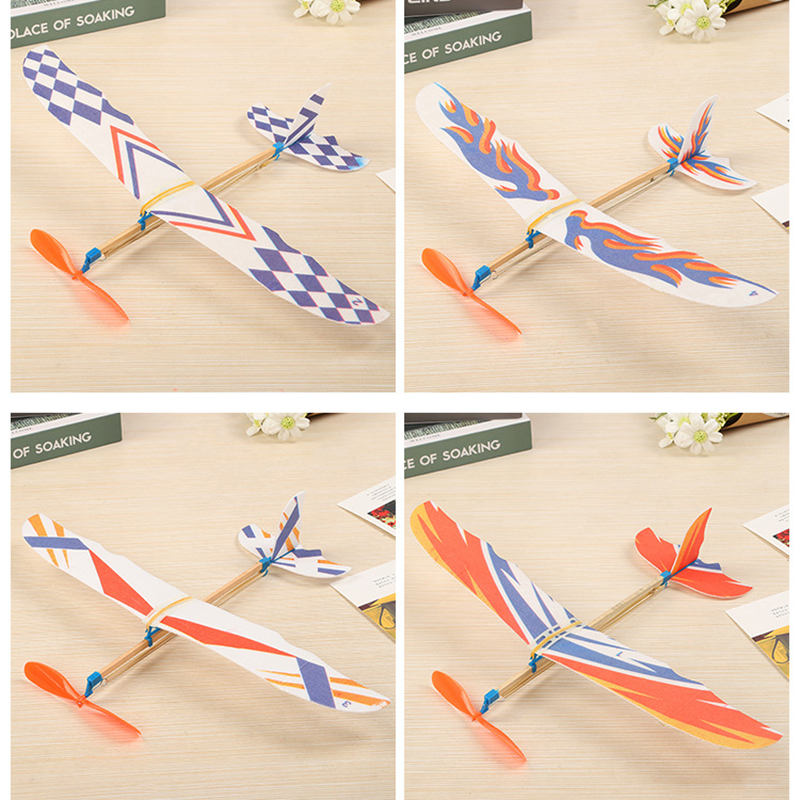 5/10Pcs Rubber Band Powered Ai - Model Airplane Plastic 리뷰 및 가격