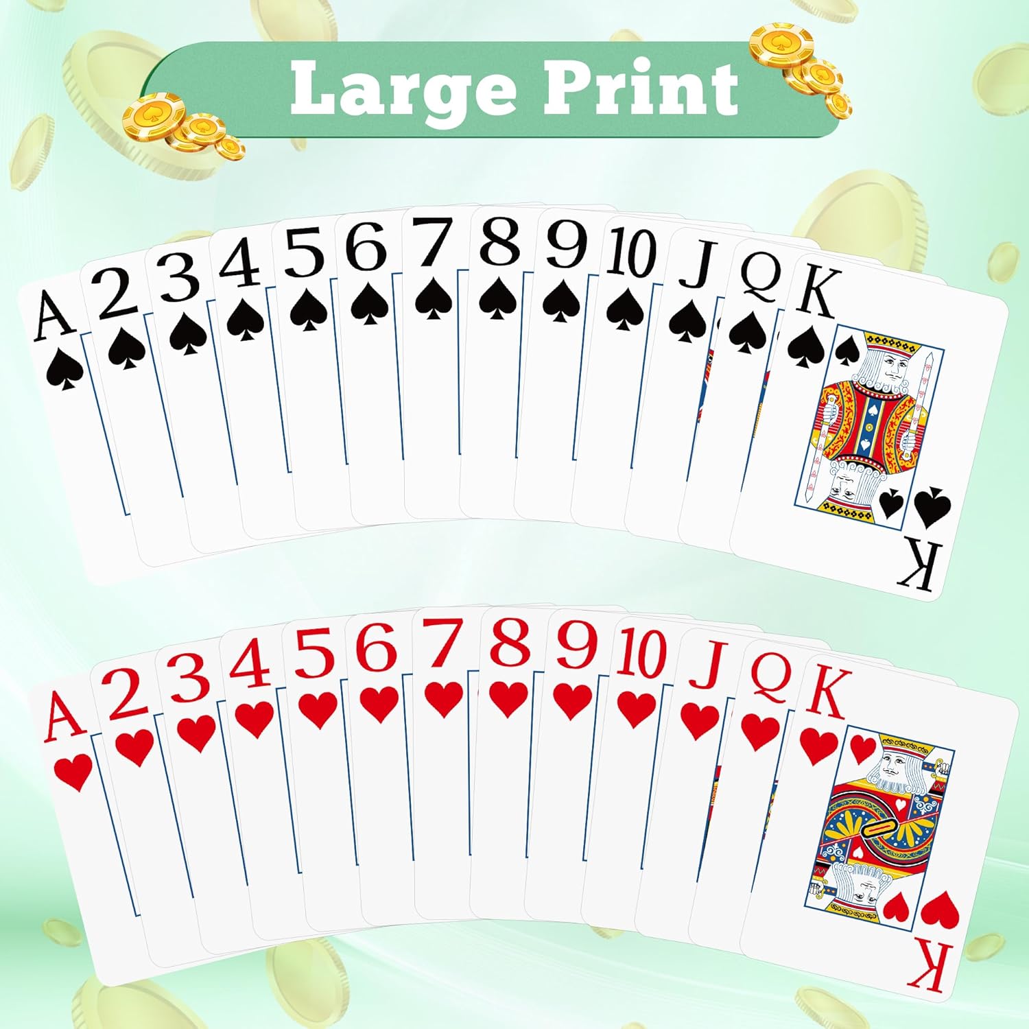 2 Pack Playing Cards | Large P - Graded Card Display 리뷰 및 가격
