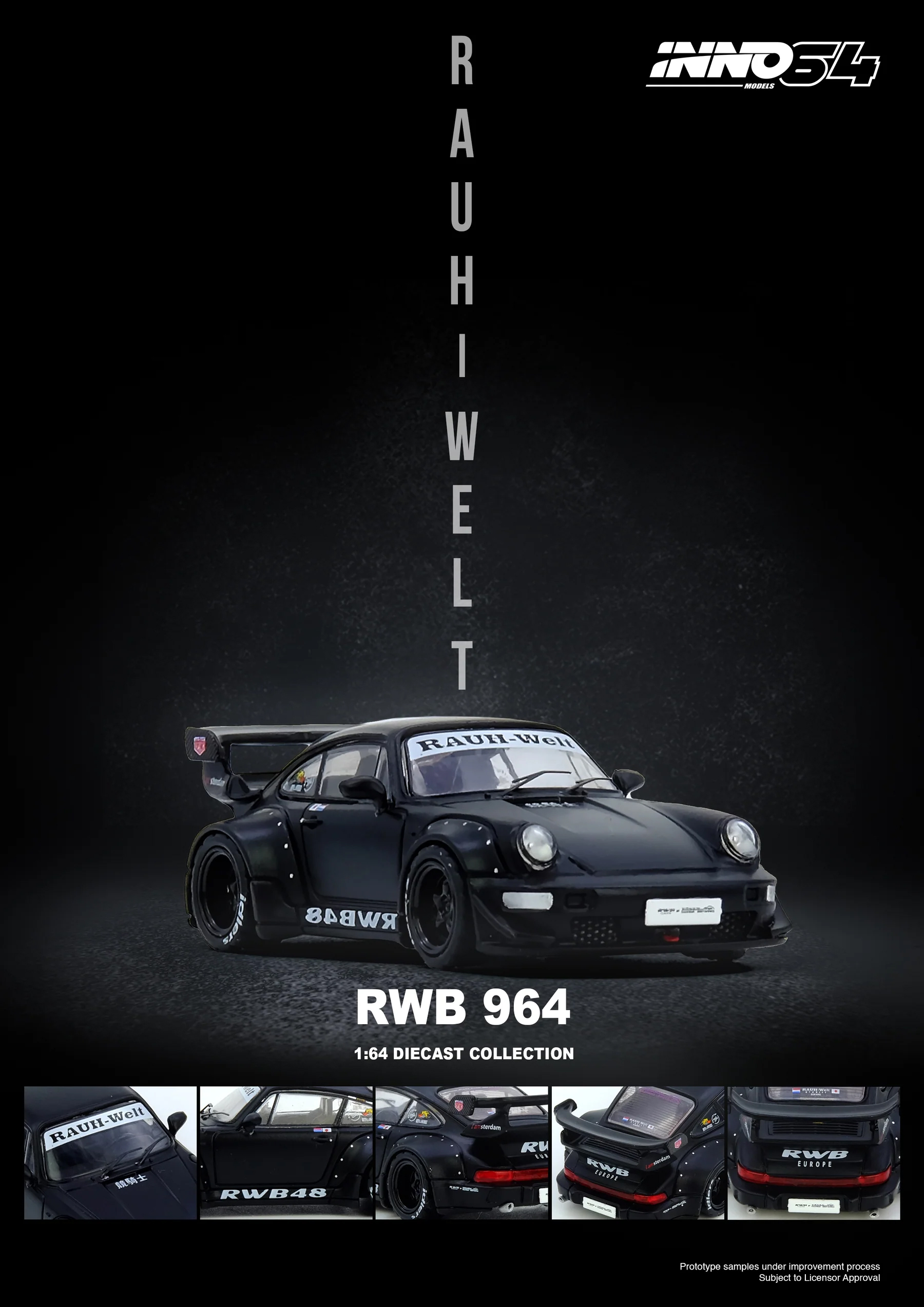 INNO64 1:64 Porsche 911 RWB 96 - Die Cast Car 1 64 리뷰 및 가격