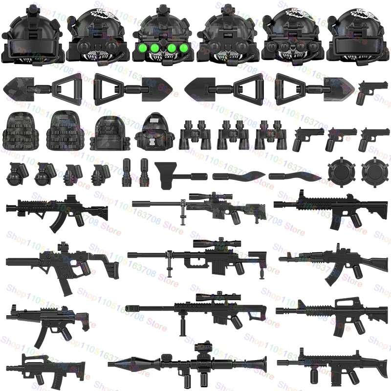 MOC Military Soldiers Action F - Lego Minifigure Holder 리뷰 및 가격