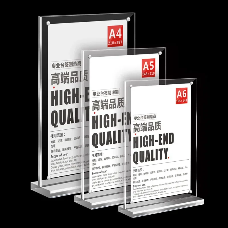 Acrylic Menu Sign Holder POP D - Pop Display Shelf 리뷰 및 가격