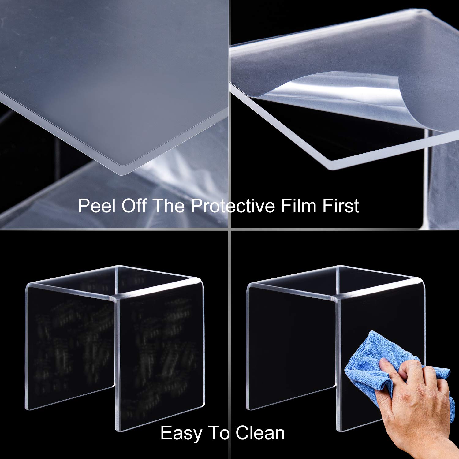 U Shape Acrylic Display Risers - Pop Display Shelf 리뷰 및 가격
