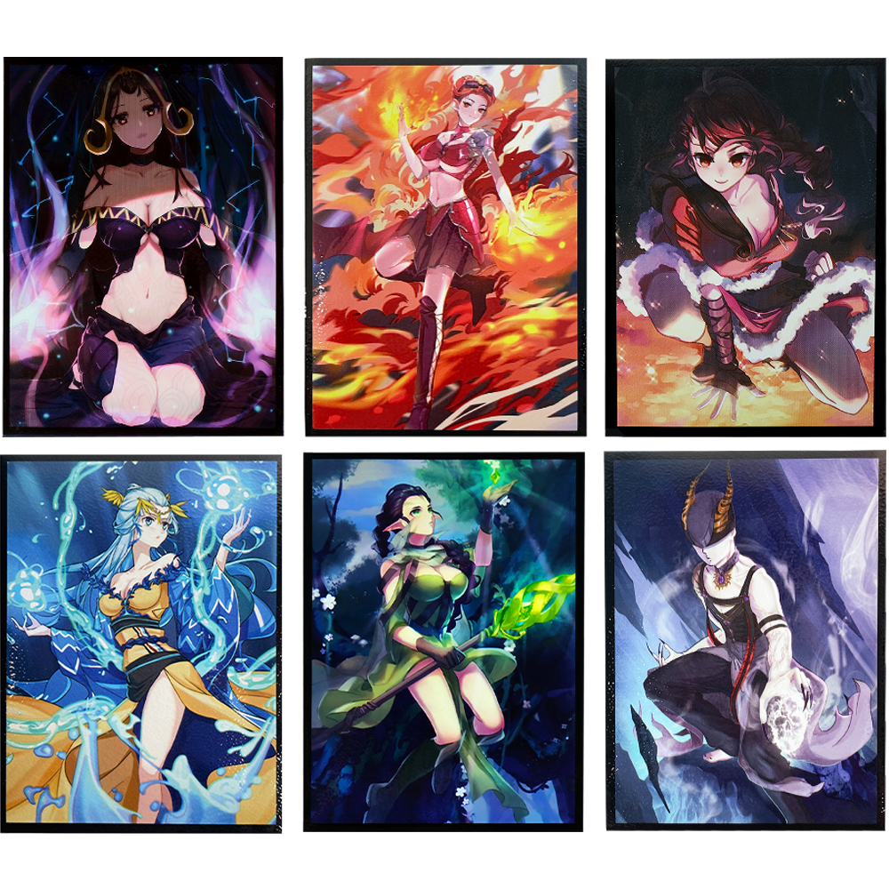 50PCS 66x91mm Art Character Ca - Card Penny Sleeve 리뷰 및 가격