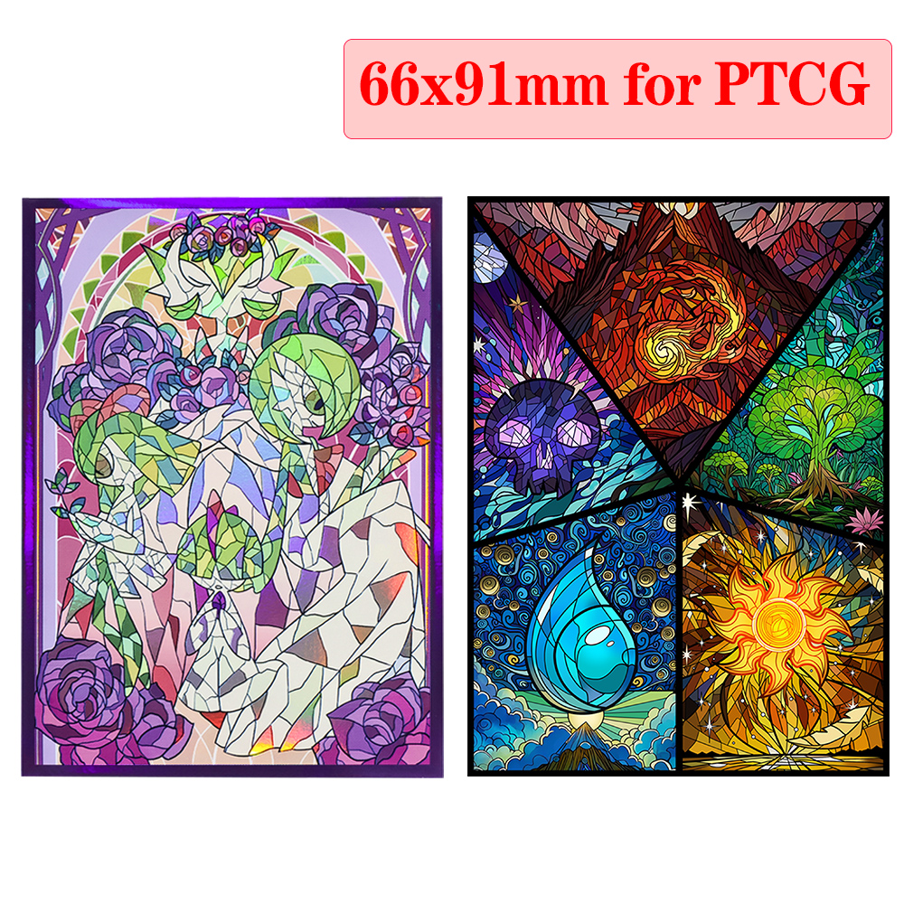 60pcs 66x91mm Multiple Styles  - Card Penny Sleeve 리뷰 및 가격