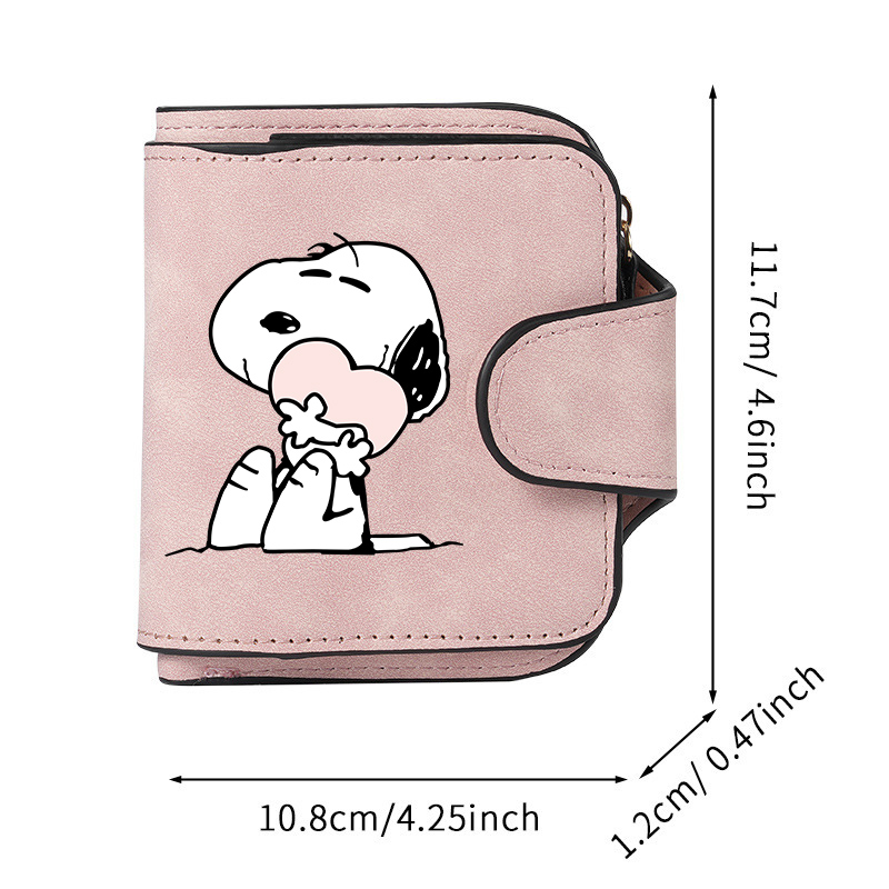 Snoopys Women Short Wallet Kor - Card Top Loader 리뷰 및 가격