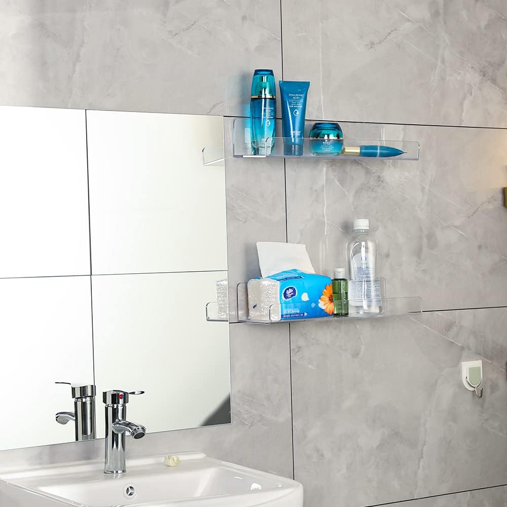 4 Pack Clear Acrylic Floating  - Pop Display Shelf 리뷰 및 가격