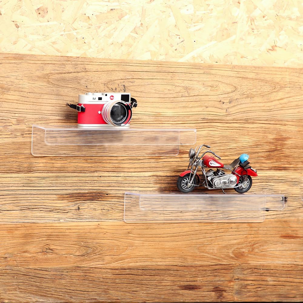 4 Pack Clear Acrylic Floating  - Pop Display Shelf 리뷰 및 가격