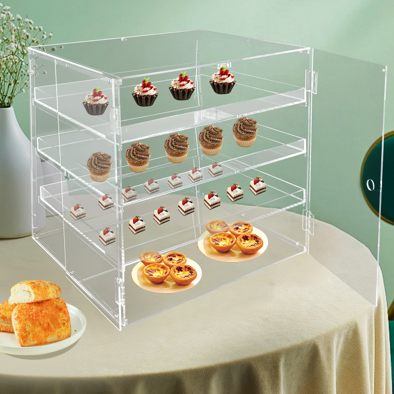 18.7×17.71×17.71inch 3-tier Ac - Display Case Acrylic 리뷰 및 가격