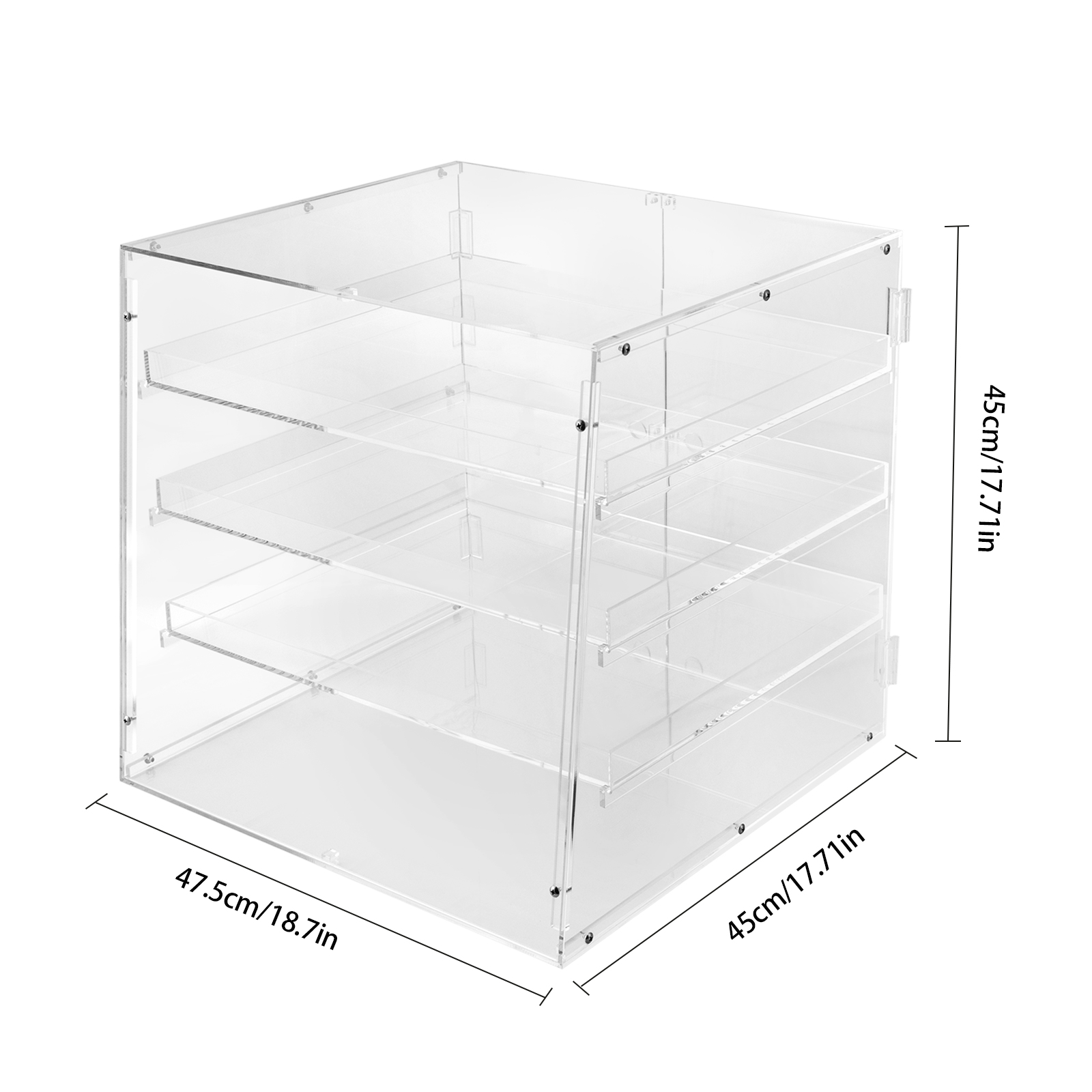 18.7×17.71×17.71inch 3-tier Ac - Display Case Acrylic 리뷰 및 가격