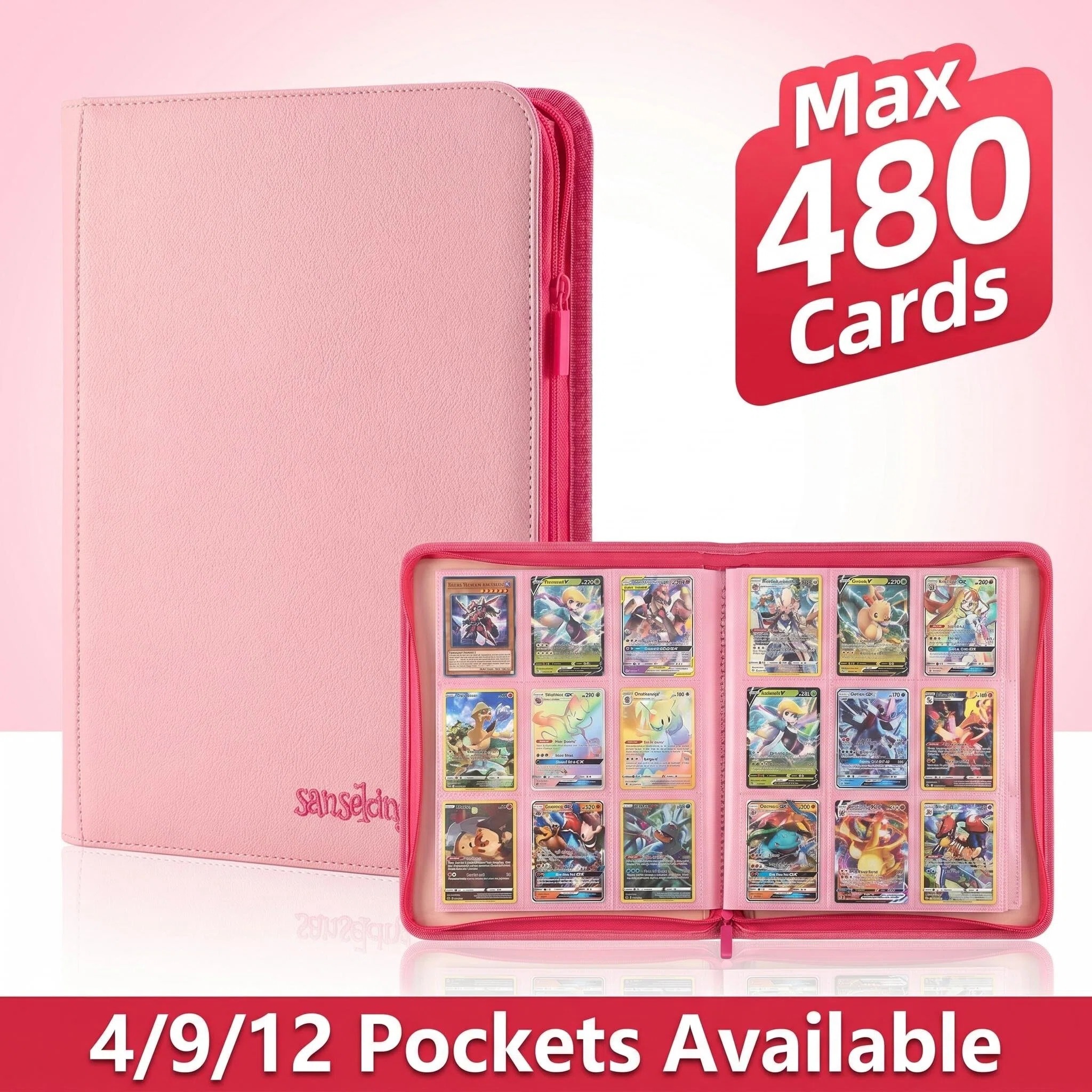 Sanseking Double-Sided Zipper  - Pokemon Binder Card 리뷰 및 가격