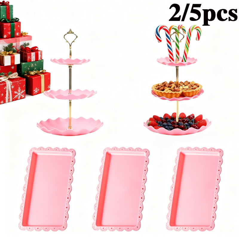 2/5pcs luxury pink cake rack d - Display Risers Set 리뷰 및 가격