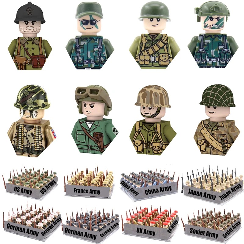 World War II military soldier  - Building Block Mini 리뷰 및 가격