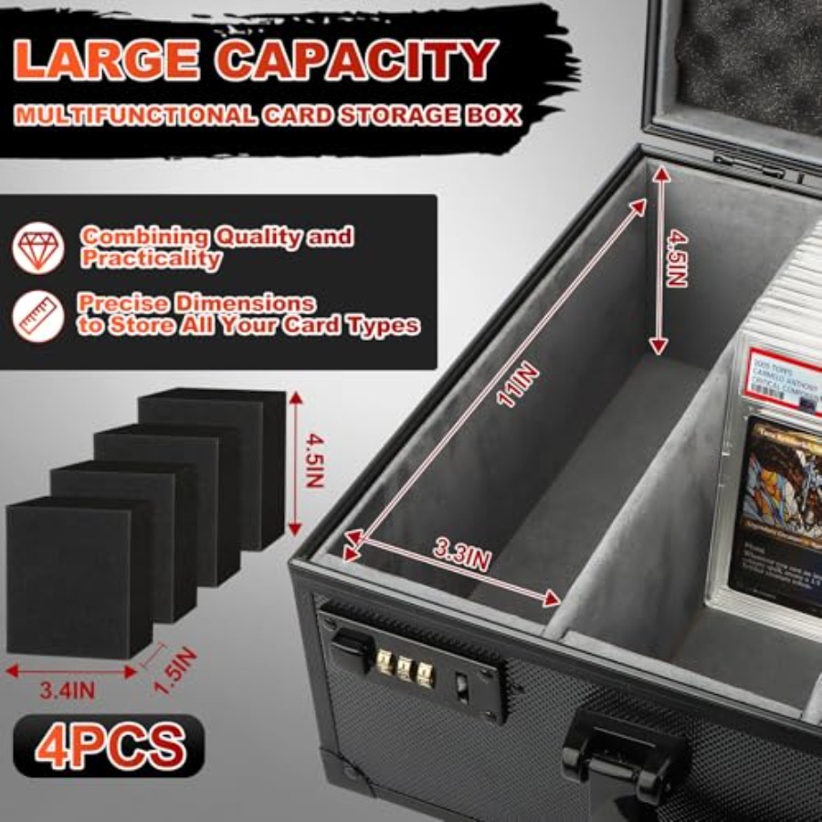Graded Card Storage Box Holds  - Card Top Loader 리뷰 및 가격