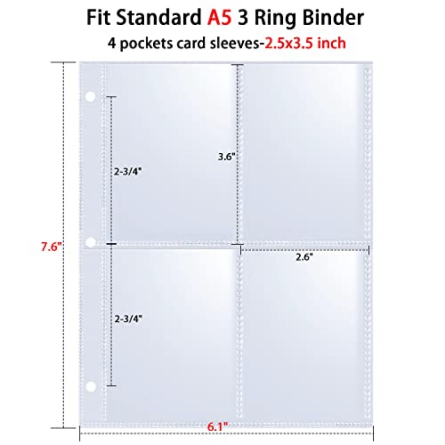 400 Pockets 2.5x3.5 Trading Ca - Trading Card Binder 리뷰 및 가격
