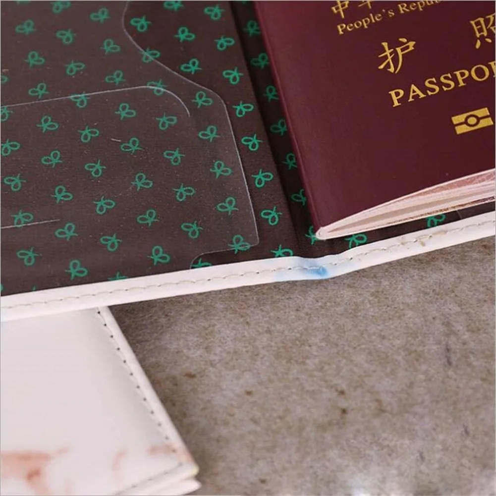Women Men Passport Cover Pu Le - Card Top Loader 리뷰 및 가격