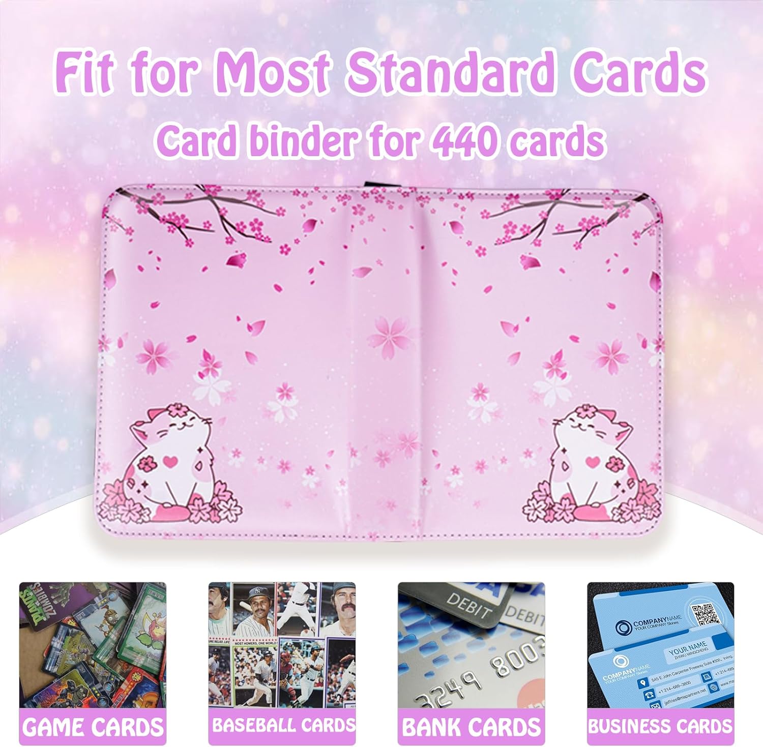 440 Card Binder for Girls with - Trading Card Binder 리뷰 및 가격
