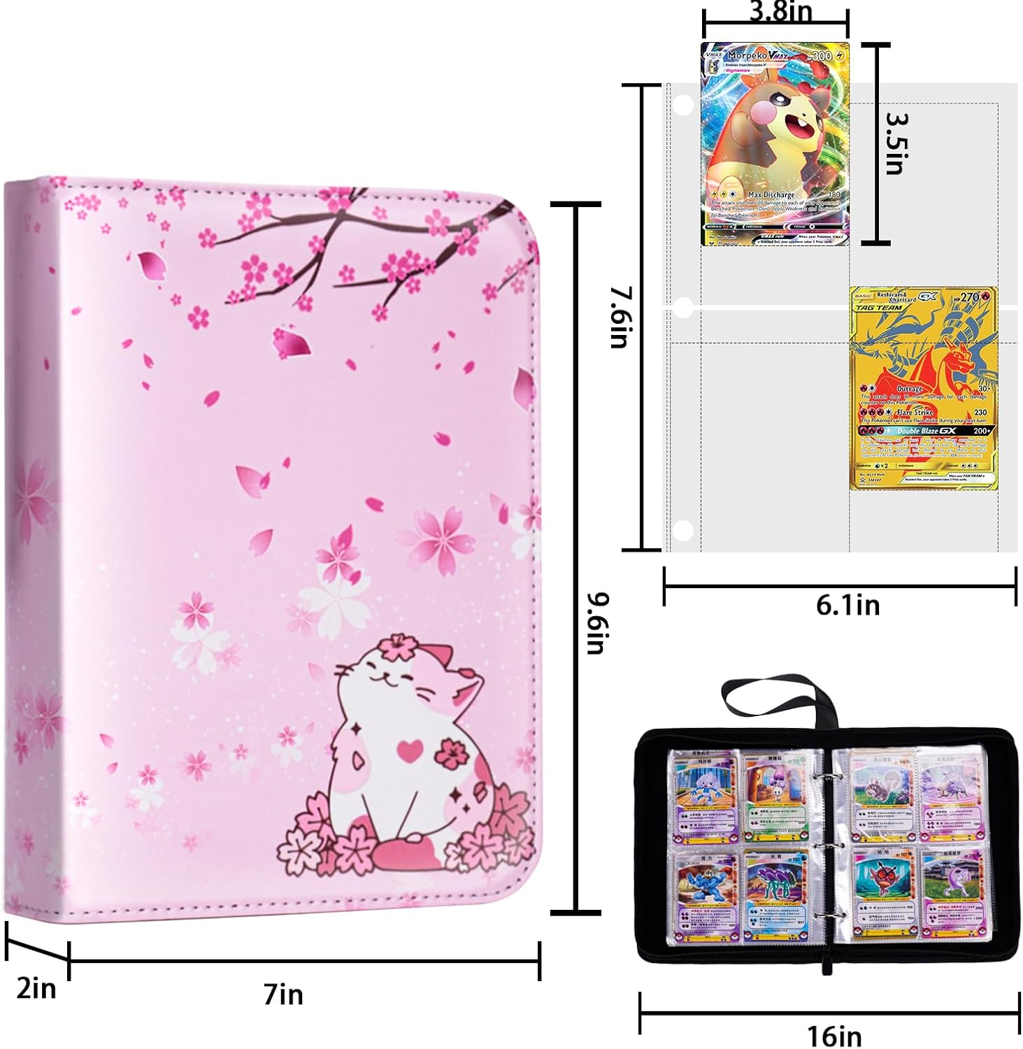 440 Card Binder for Girls with - Trading Card Binder 리뷰 및 가격