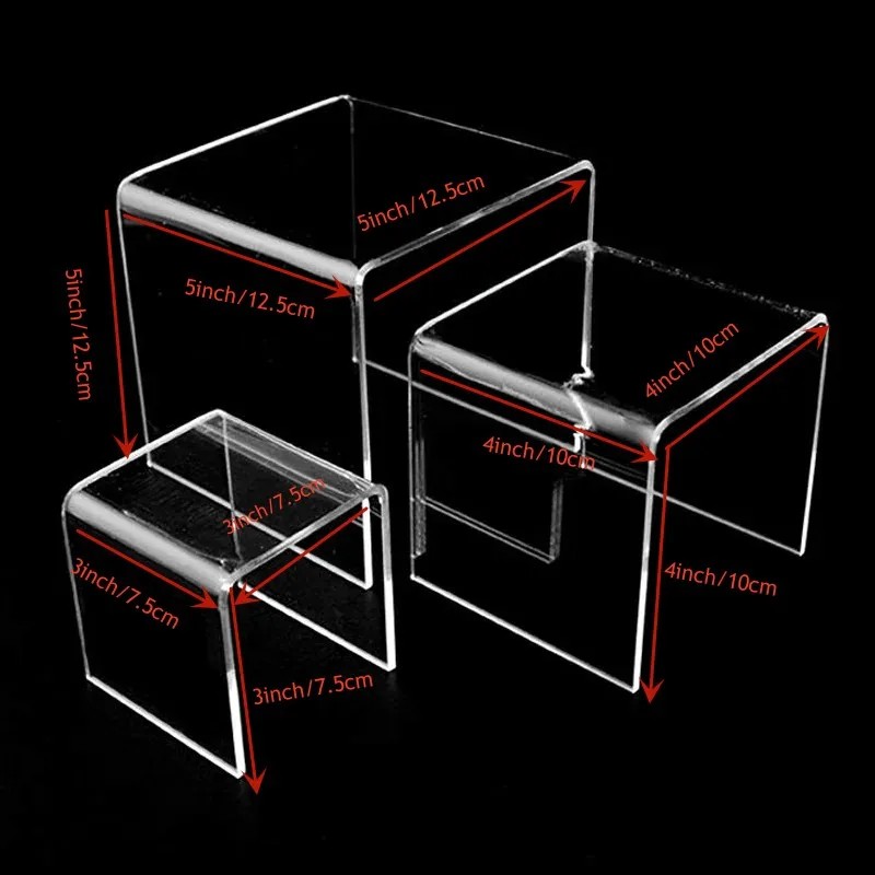 6pcs/Set Acrylic Display Stand - Display Risers Set 리뷰 및 가격