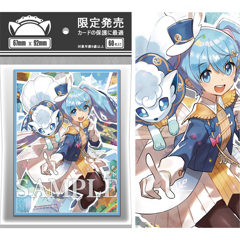 60Pcs/set Hatsune Miku Vulpix  - Card Penny Sleeve 리뷰 및 가격