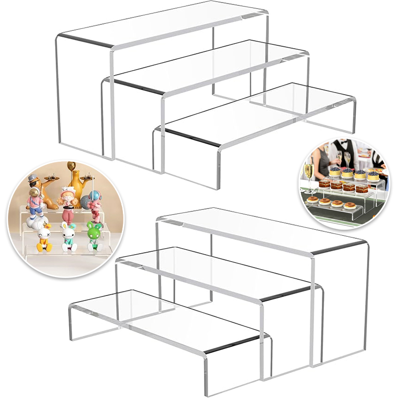 Acrylic Display Risers, 1 Sets - Display Risers Set 리뷰 및 가격