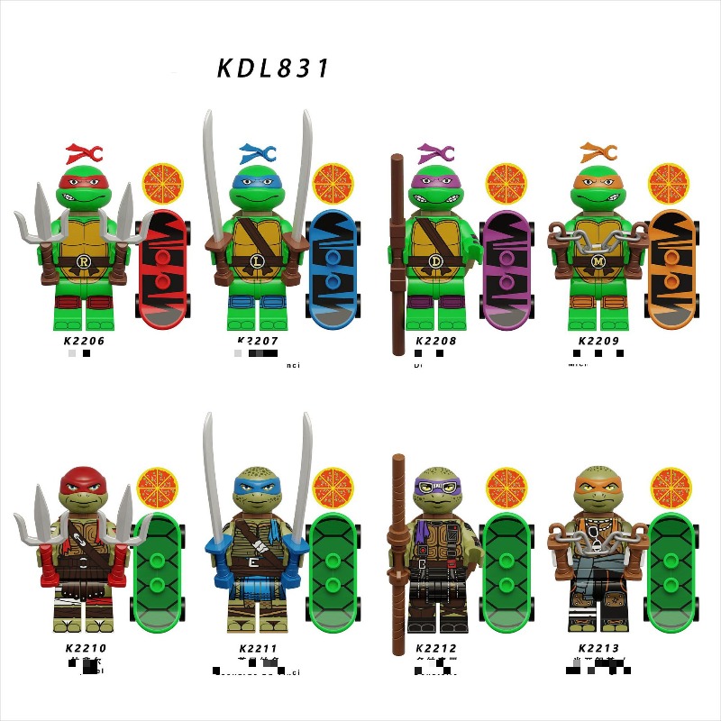KDL831 cartoon series Teenage  - Building Block Mini 리뷰 및 가격