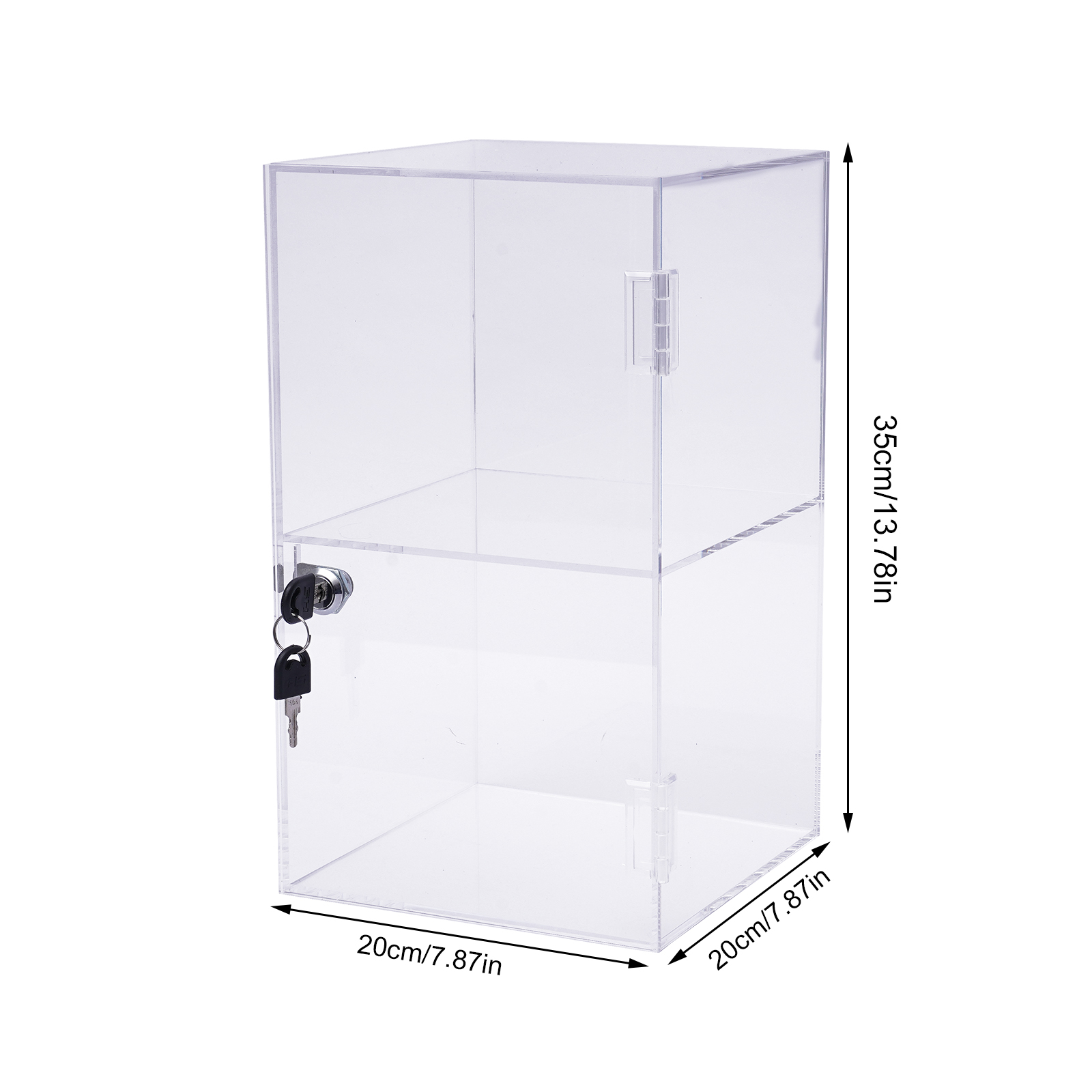 Transparent Acrylic 20x20x35cm - Display Case Acrylic 리뷰 및 가격