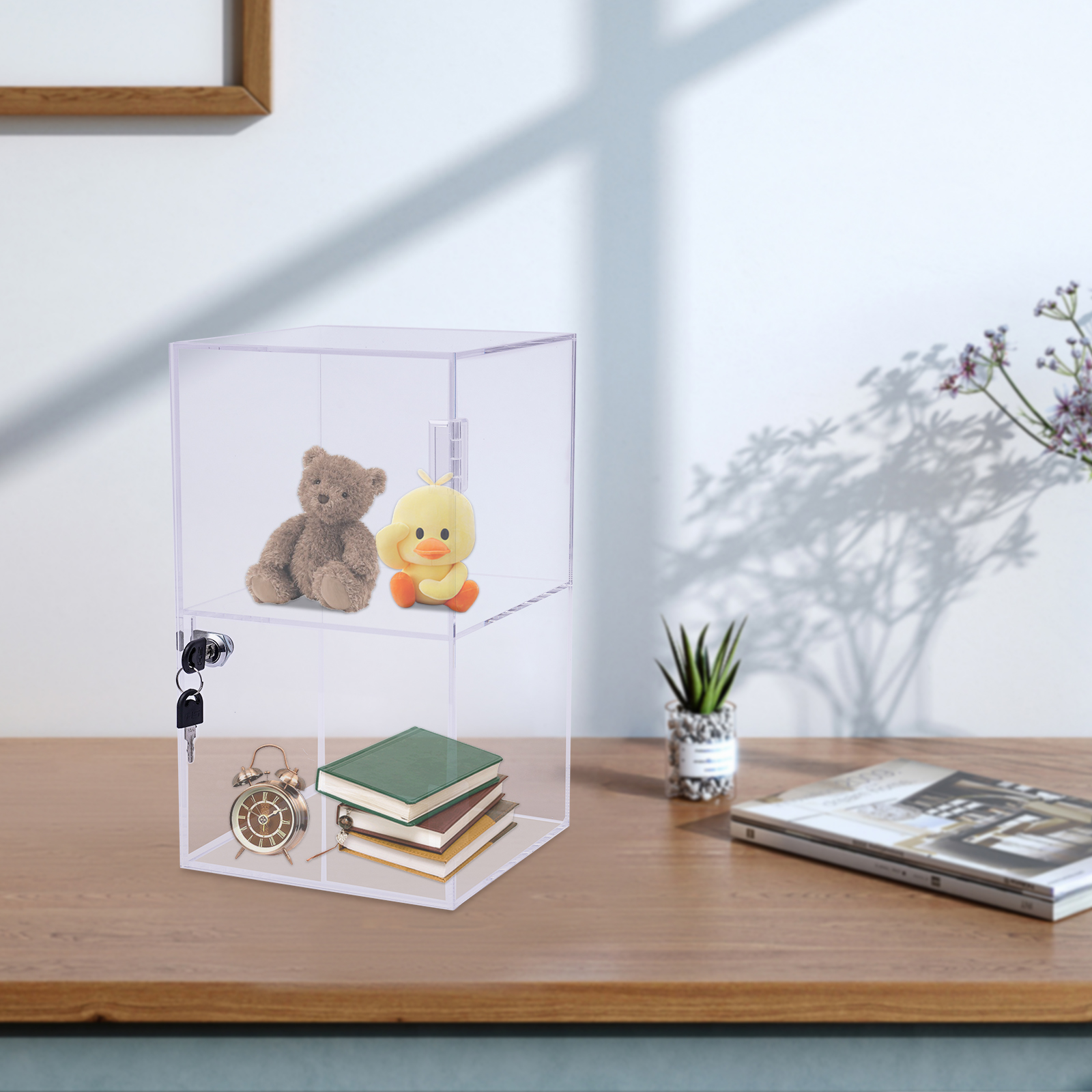 Transparent Acrylic 20x20x35cm - Display Case Acrylic 리뷰 및 가격