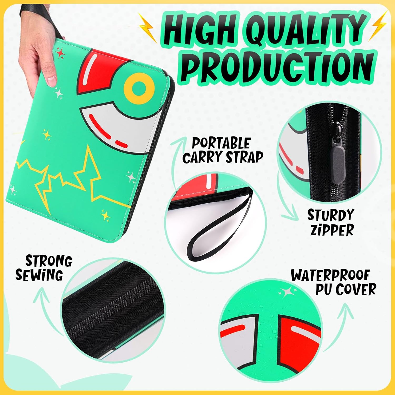 400 Pockets Card Binder with 5 - Trading Card Binder 리뷰 및 가격