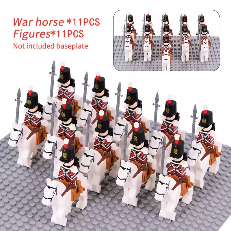 10pcs Napoleonic Wars Military - Lego Minifigure Holder 리뷰 및 가격