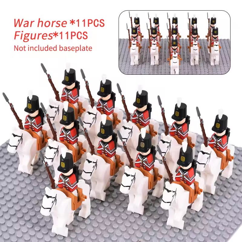 10pcs Napoleonic Wars Military - Lego Minifigure Holder 리뷰 및 가격