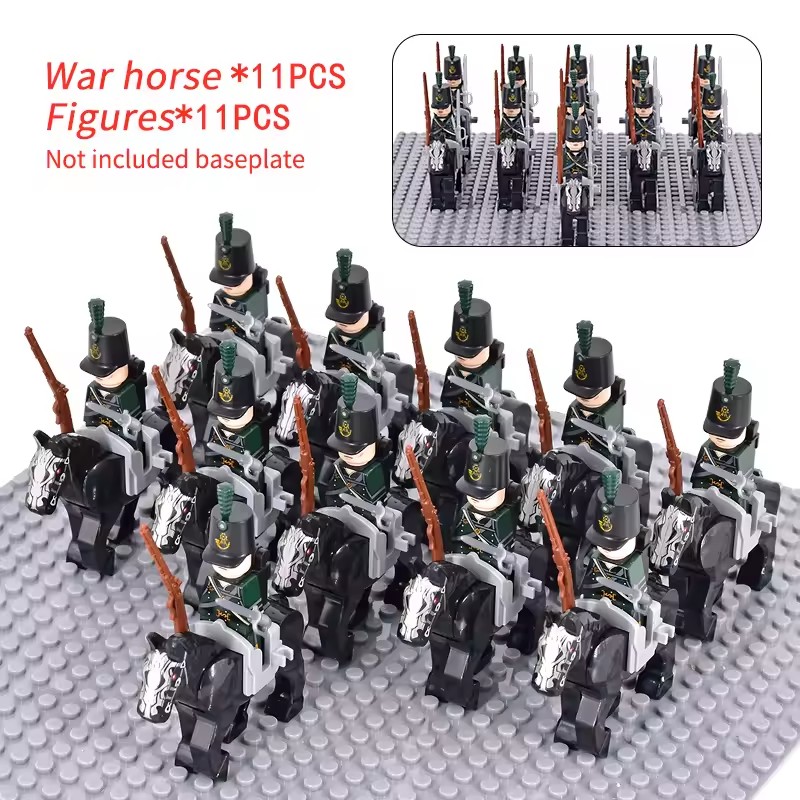 10pcs Napoleonic Wars Military - Lego Minifigure Holder 리뷰 및 가격